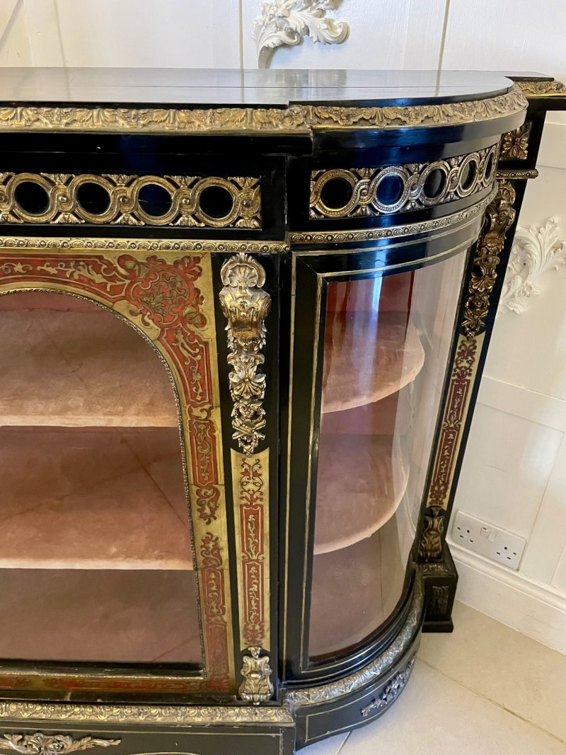 Antique French Boulle Display Cabinet